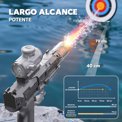 Pistola de Agua Electrica con Luz